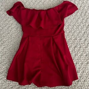 Off Shoulder Romper